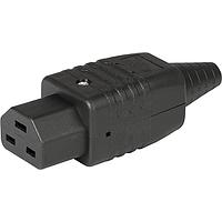 Schurter 1658.0000 Outlets Black 16mm 3x2.5mm2 /3x10 AWG