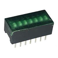 CTS Electronic Components 208-7ST DIP Switches DIP switches/SIP switches, SPST, SLIDE ACTUATOR, 7 POS, Thru-Hole, BOTTOM AND TAPE SEALED, TUBE, OFF