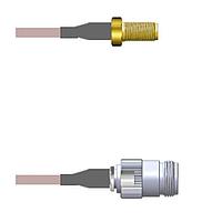 Amphenol Custom Cable Q-2V0200005018i RF Cable Assemblies SMA-SJ/N-SJ G316 18I