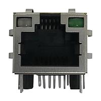 Bel Magnetic Solutions A829-1J1T-KM Magnetic Jack MagJack 1 Port 1GBT LED Auto