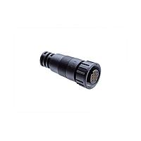 Amphenol LTW CU-18AFFM-SL7A03 Sensor Cables / Actuator Cables Ceres, Middle Size, Plastic, 2A, 18 pins, Female Connector, Female Contact, Straight, Screw Thread, Overmolded, Length 3000mm, IP67