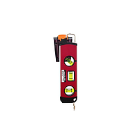Niigata Seiki SJL-150R Bubble Level with Strong Magnet (0.5°; ±1.5°; crimson)