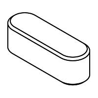 Sensata Technologies - BEI Sensors 9435/006 Incremental Metal shaft key 4mm square by 12mm long