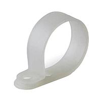 Essentra Components N-11B-19 Cable Mounting & Accessories Clamp,Screw Mnt,Natural,11/16 in Hold