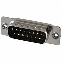 NorComp 774-E15-113R001 Plug IP67 15P MALE CONN R/A .370" FP