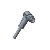Amphenol LTW M8S-04BMMM-SR7D01 Sensor Cables / Actuator Cables M8 Circular Metric Connector, A Code, Metal, 3A, 04 pins, Male Connector, Male Contact, Right Angle, Screw Thread, Overmolded, Length 1000mm, IP67 Mated