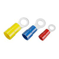 KS Terminals RNYBS8-4 Brazed Seam Nylon, Ring, 8 AWG, #8