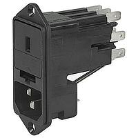 Schurter KE10.6100.109.21 Inlets KE Power Entry Module 10A C14