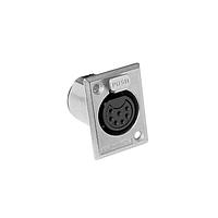 Amphenol Audio AC7FPZ Connectors 7 Pole XLR Metal Female Chassis  Mount P Flange Stamped Contacts