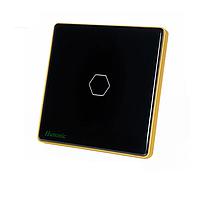 HUNONIC HNLUX01VD BLE Luxury Touch Switch 1 Square Button (Black)