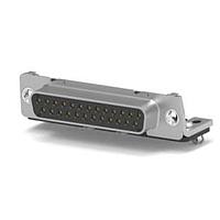 AMP Connectors - TE Connectivity 106507-2 D-Sub Connectors - Standard Density 25P RCPT R/A BRDLOCK 25P.HDP20 REC.ASSY.