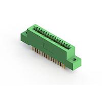 EDAC 342-030-523-202 With Flanges HI P GRN CARD EDGE .100 X .200
