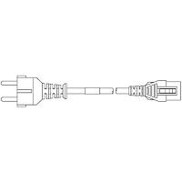 Volex VL-1024-23-300 AC Power Hospital Grade Cord 16A/250V SCHUKO HOSP 9FT 8IN (2.9m) BLK