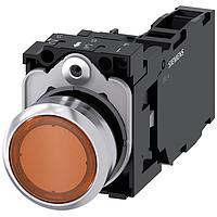 SIEMENS A6X30143626 Standard Switches ILLUMINATED PUSHBUTTON. AMBER