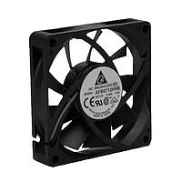 Delta Electronics, Inc. AFB0712MB-F00 Tubeaxial Tubeaxial Fan, 70x15mm, 12VDC, Ball, 3-Lead Wires, Lock Rotor Sensor, Tachometer