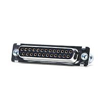 ITT Cannon DBMZ25SNA197 D-Sub Standard Connectors DSUB 25 F PCB STR G TIN