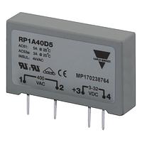 Carlo Gavazzi RP1A23A6 Solid State Relays 1-pole PCB mount SSR, Zero-cross switching, Operating voltage (Ue): 12 - 265 Vac (650 Vp), Rated current (Ie): 5.5 Aac, Control voltage (Uc): 16 - 32 Vac, Packed x10