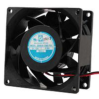 Orion Fans OD8038-24HHBIP68 Axial DC Axial Fan, 80x80x38mm, 24VDC, 82CFM, 10.8W, 0.45A, 52dBA, Ball, Wire, IP68