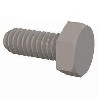 Essentra Components 0325020062 Cap Screw Unslotted Hex Bolt, 1/4-20 Thread, 5/8 Lg