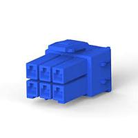 AMP Connectors - TE Connectivity 177901-6 Wire Housings POWER DBL LOCK PLUG HSG 6P