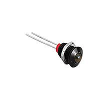 Bulgin DX1092/RD LED Panel Mount Indicators Black Alum Bezel Red Indicator