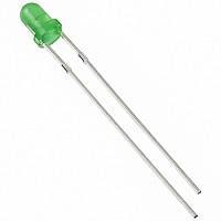 VCC VAOL-3LDE2 Single Color LEDs Green Diffused 570nm 80mcd