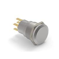 Alcoswitch - TE Connectivity 8-2213767-0 Pushbutton Switches AV19 DPL 0.4VA MOVE RING LED BLUE 24V
