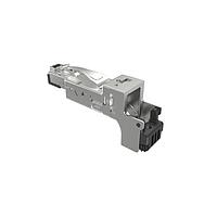 Amphenol Canada DRP10188210011 Modular Connectors / Ethernet Connectors Plug, Cat6A, Industrial RJ45, 90 deg , thermoplastic, 22-23 AWG,  6u"gold , with cover