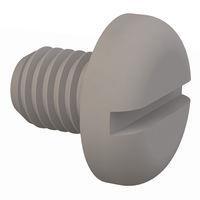 Essentra Components 50M100150N013 Pan Slotted Pan Slotted Screw, M10 X 1.5 Thread, 13mm Lg