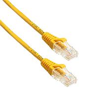 Amphenol Cables on Demand MP-64RJ4528GY-007 Cat 6 UTP SLIM CAT6 28AWG YELLOW 7FT