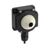 Banner Engineering K80ANFF25GXDQP Beacons K80 Series EZ-LIGHT: 1-Color Fixed-Field Sensor; Voltage: 12-30 V dc; Housing: Polycarbonate; IP67; Range: 25 mm; Input: NPN (NO); Colors: Green; 150 mm (6 in) PVC Pigtail QD