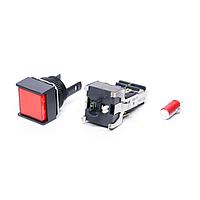 Omron Automation and Safety A165L-ARM-T1-2 With Guard IL PB SQ RED 110VDC DPDT Pushbutton