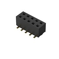 GCT (Global Connector Technology) BF100-06-A-C-1-0625-L-C Board to Board & Mezzanine Connectors 6w, 2mm Pitch Socket, DIL, SMT, Vert, W/Peg, GF, T+R+F