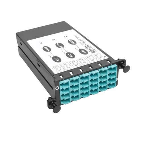 Fiber optic connector components used for optical signal interconnection