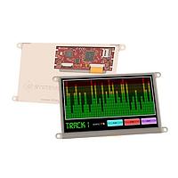 4D Systems gen4-uLCD-70DT Resistive 7.0", 800x480 pixels, slim Intelligent Display Module with embedded DIABLO16 processor and Resistive Touch panel