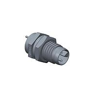 Amphenol LTW 8A-05PMMS-SF7001 Circular Metric Connectors Guided M8 Circular Metric Connector, Metal, 1.5A, 05 pins, Male Connector, Male Contact, Hexagonal, Screw Thread, Solder, Receptacle, Front Fastened, IP67 Unmated