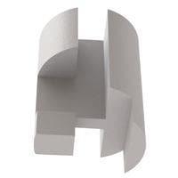 Essentra Components LEDS1E-4-01 LED Spacers LED Spacer,T-1,Natural,1/4 in Spc