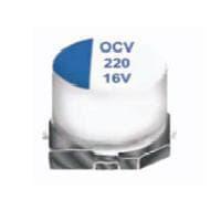 Lelon OVZ331M0ETR-0604 Aluminum Polymer Capacitors 330uF 2.5V 20% Tol.
