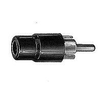 Switchcraft 35582X RCA Phono Connectors BLACK PLUG W/CLAMP