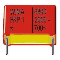 WIMA FKP1X012205F00MB00 Double Sided Metallized Plastic Film Capacitors FKP 1 2200 pF 4000 VDC 8.5x18.5x26.5 PCM 22.5