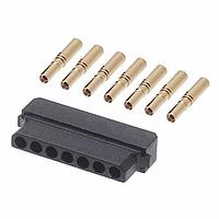 Harwin M80-8450745 Wire Housings Cable Conn Kit, 7P Fmale,Sg Rw,24-28AWG