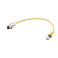 HARTING 09487247756005 Ethernet Cables / Networking Cables M12 X-cod PFT f - RJ45 PUR 0.5M