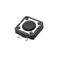 Omron Electronics B3FS-4002P Tactile Switches 12x12mm 4.3mm Height SMT Flat 1.47N Blac