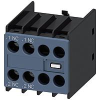 SIEMENS 3RH29111HA02 Electromechanical Contactors AUX. SWITCH 2NC FOR S00 SCREW