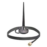 Linx Technologies - TE Connectivity ANT-5GW-MMG2-SMA-1 Magnetic Antenna 5G Cellular Wideband Dipole Whip Antenna, Magnetic Mount, 1 m Cable, SMA Plug