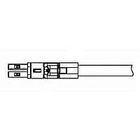 AMP Connectors - TE Connectivity 2-2083032-8 Lighting Cables MINI HVL CABLE ASSY MALE TO PIGTAIL
