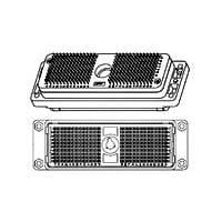 AMP Connectors - TE Connectivity 5353447-2 Rectangular MIL Spec Connectors M-ZIF REC ASSY KIT 260P