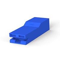 AMP Connectors - TE Connectivity 521120-4 Housing HSG 250 RECPT POS-LOCK BLUE
