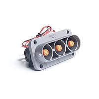 Amphenol Technical Products PL083X-301-10D8-2 Connectors PL 10MM G2 3POS RCPT FL BB D8