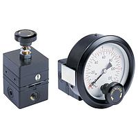 OMEGA PRG101-120 Pressure Regulators for Dry Gasses with Dial Gauge Port (Gauge, 120 psi, NPT Female, 1/4 in, IP65)